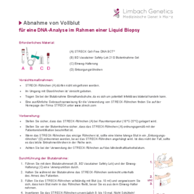 Anleitung Probenentnahme Liquid Biopsy